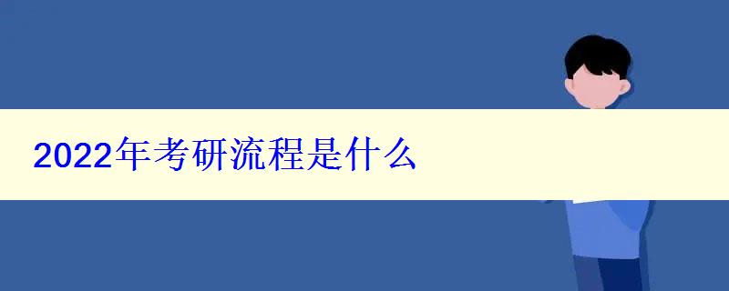 2024年考研流程是什么